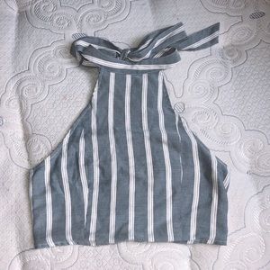 Striped Halter top